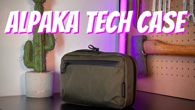  ALPAKA Elements Tech Case Max - Keeps You Clutter-Free -  Transforms into Sling Bag - Strap Included - Fits iPad Mini 6 and Foldable  Headphones - Weatherproof X-Pac VX21 Fabric, Dark Green : Electronics