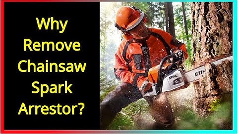 Why Remove Chainsaw Spark Arrestor?