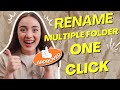 HOW TO RENAME MULTIPLE FOLDERS OR FILES USING EXCEL (SUPER EASY!)