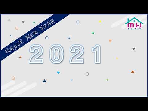 Happy New Year 2022 🎉। PowerPoint Presentation। Animation। MH SKETCH ।