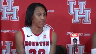 Houston wbb v. north texas postgame player conference