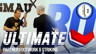 Ultimate Bo - Red Chevron - Partner Footwork &amp; Striking Class