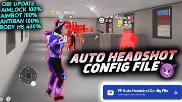 Free Fire Auto Headshot Config File 🎯🔥 Macro Aimbot + No Recoil Regedit 😈 Antiban VIP Script