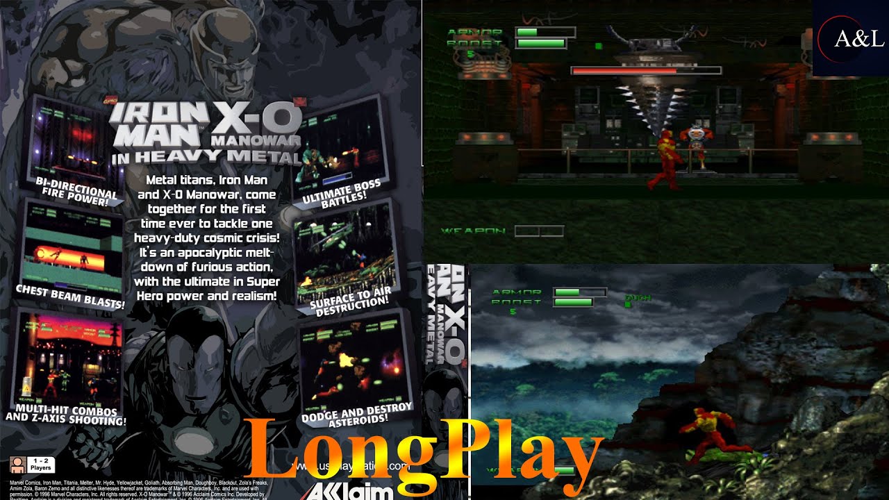 Iron Man and X-O Manowar in Heavy Metal - Longplay [4K]