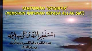 Status WA 30 Detik 'Keutamaan Istighfar' #Short