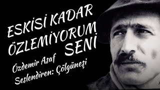 ESKİSİ KADAR ÖZLEMİYORUM SENİ / Özdemir Asaf - Seslendiren: Çölgüneşi