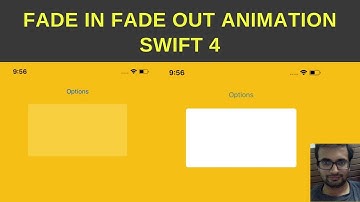 Fade in Fade out animations swift4