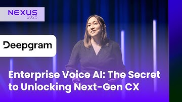 Deepgram: Enterprise Voice AI: The Secret to Unlocking Next-Gen CX