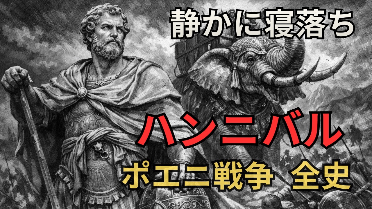 🌙おやすみ前のストーリー：【眠れる世界史】ハンニバルとローマ帝国の起点「ポエニ戦争 完全解説」｜小さな深夜書房