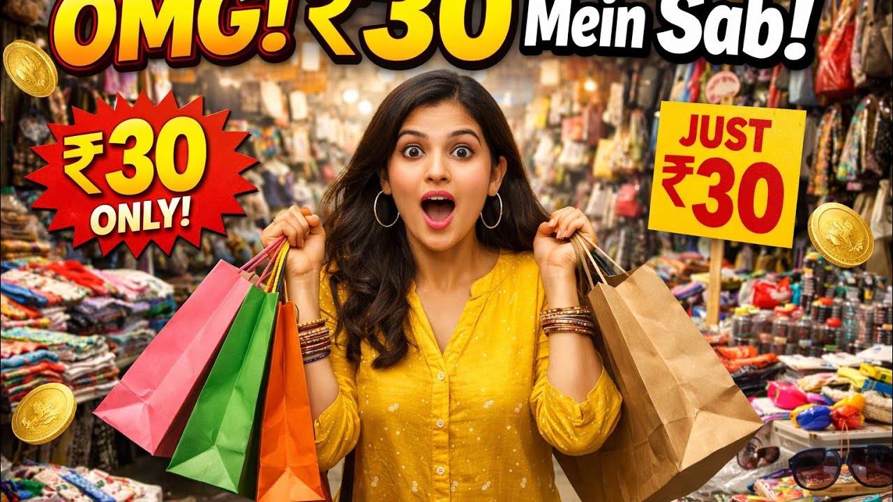 OMG! Sirf Rs.30/- mein har samaan😱