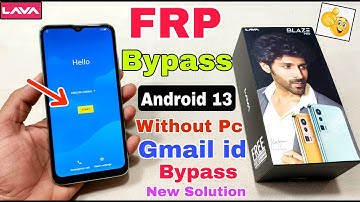 Lava Blaze Pro FRP Bypass Without Pc | Lava Blaze Pro Google Account Bypass Android 13 | Frp Unlock