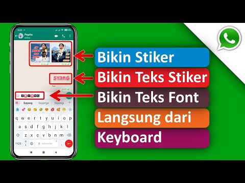 Cara Membuat Stiker WhatsApp Langsung dari Keyboard