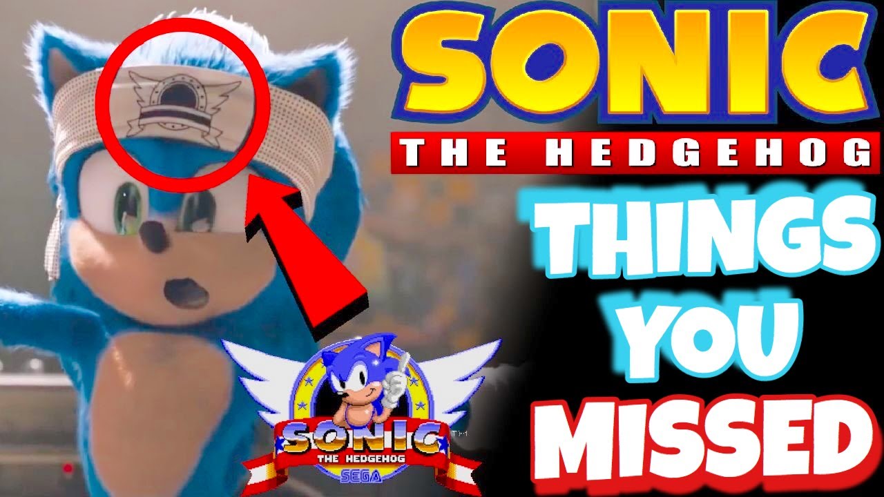 Top 10 Things You Missed In The Sonic Movie Trailer