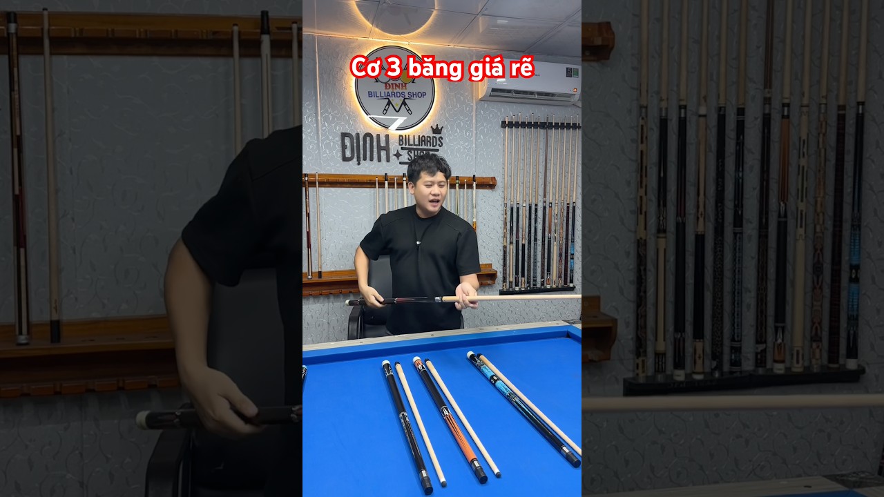 Image of video the Cơ 3 băng giá sinh viên #reviewbida #billiards 3