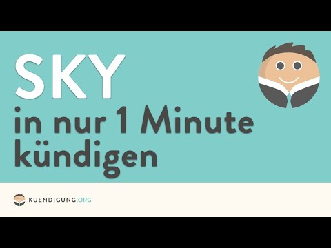 Sky kündigen - in genau 1 Minute erledigt!