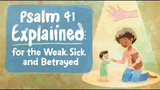Psalm 41 Explained | God’s Mercy for the Weak, Sick, and Betrayed | Catechism for Kids