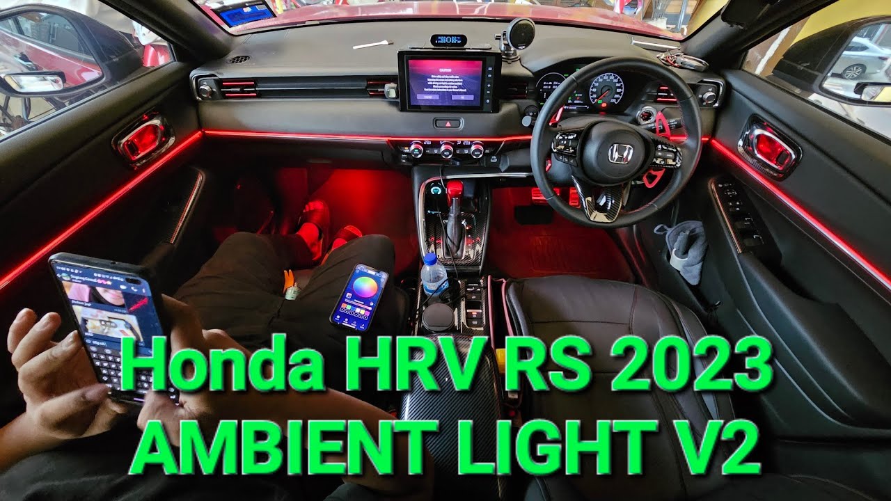 Siap pasang Honda HRV RS 2023 AMBIENT LIGHT V2 MULTICHANNEL 