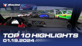 iRacing Top 10 Highlights - January 19th 2024