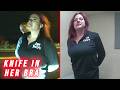 Drunk Bartender With a Knife in her Bra Arrested for THIRD DWI