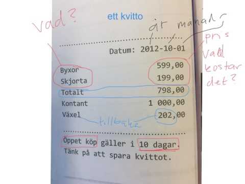 Video: Hur Man Utfärdar En Kvitto För Kvitto