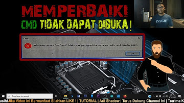 Memperbaiki command prompt pada windows