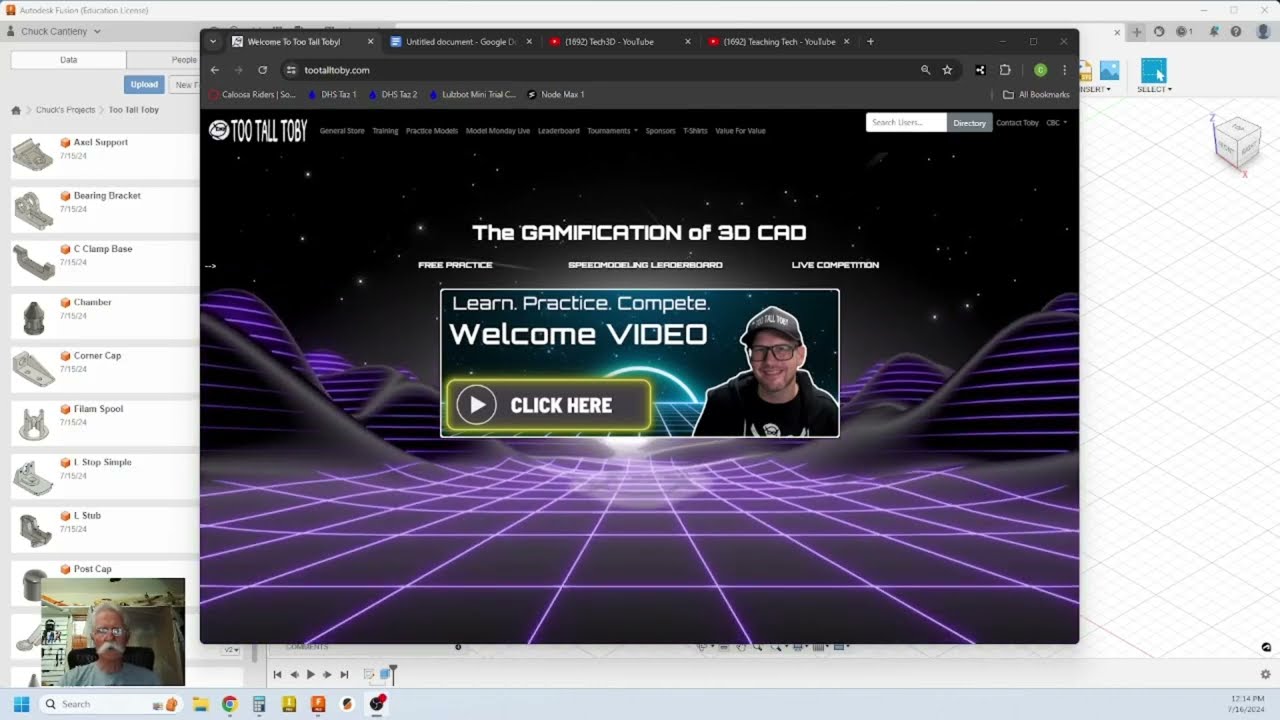 Too Tall Toby Fusion  Materials Video