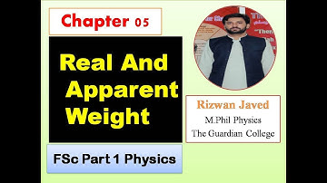 Real And Apparent Weight FSc Part 1 Physics Chapter 5