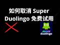 如何取消 Super Duolingo 免费试用 — 完整指南