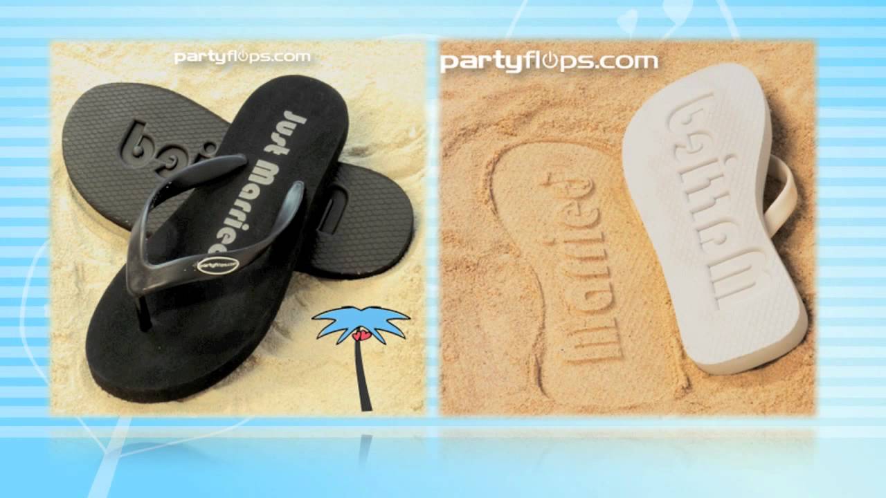 engraved flip flops