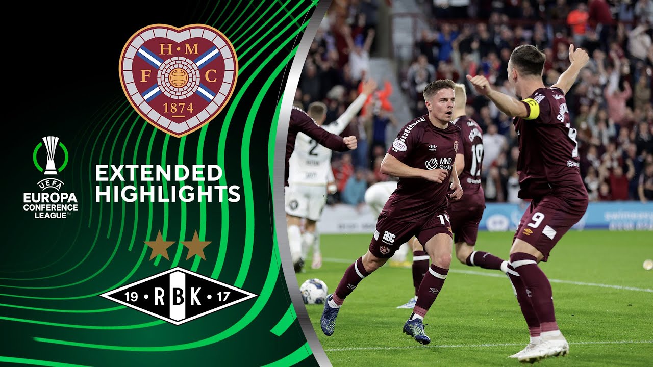 Heart of Midlothian vs. Rosenborg : Extended Highlights | UECL ...