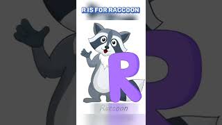 R is for Raccoon 🦝 Song #funny #viral #shorts