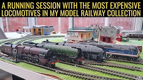 Model Railway Running Session - A Running Session With My MOST EXPENSIVE Locomotives