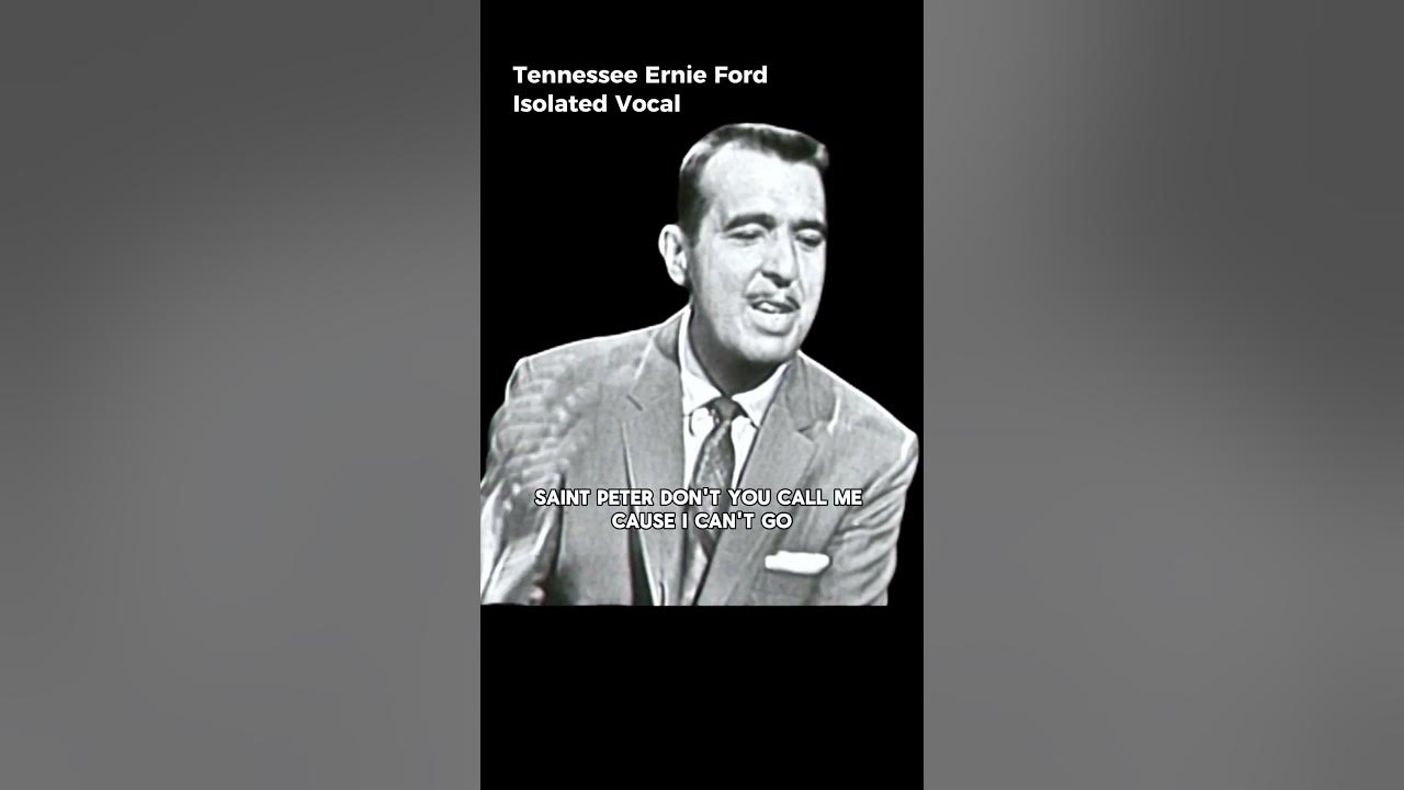 Sixteen Tons (Isolated Vocal w/lyrics) | Tennessee Ernie Ford | June 27, 1957 Sixteen Tons (Isolated Vocal w/lyrics) | Tennessee Ernie Ford | June 27, 1957