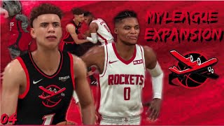 Las Vegas Jets meet the Rockets LaMelo vs Brodie !!!  | NBA 2K20 MyLeague Expansion Ep.4