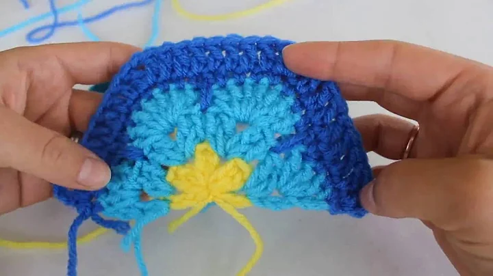 Easy Crochet Tutorial: Half Hexagon African Flower Motif