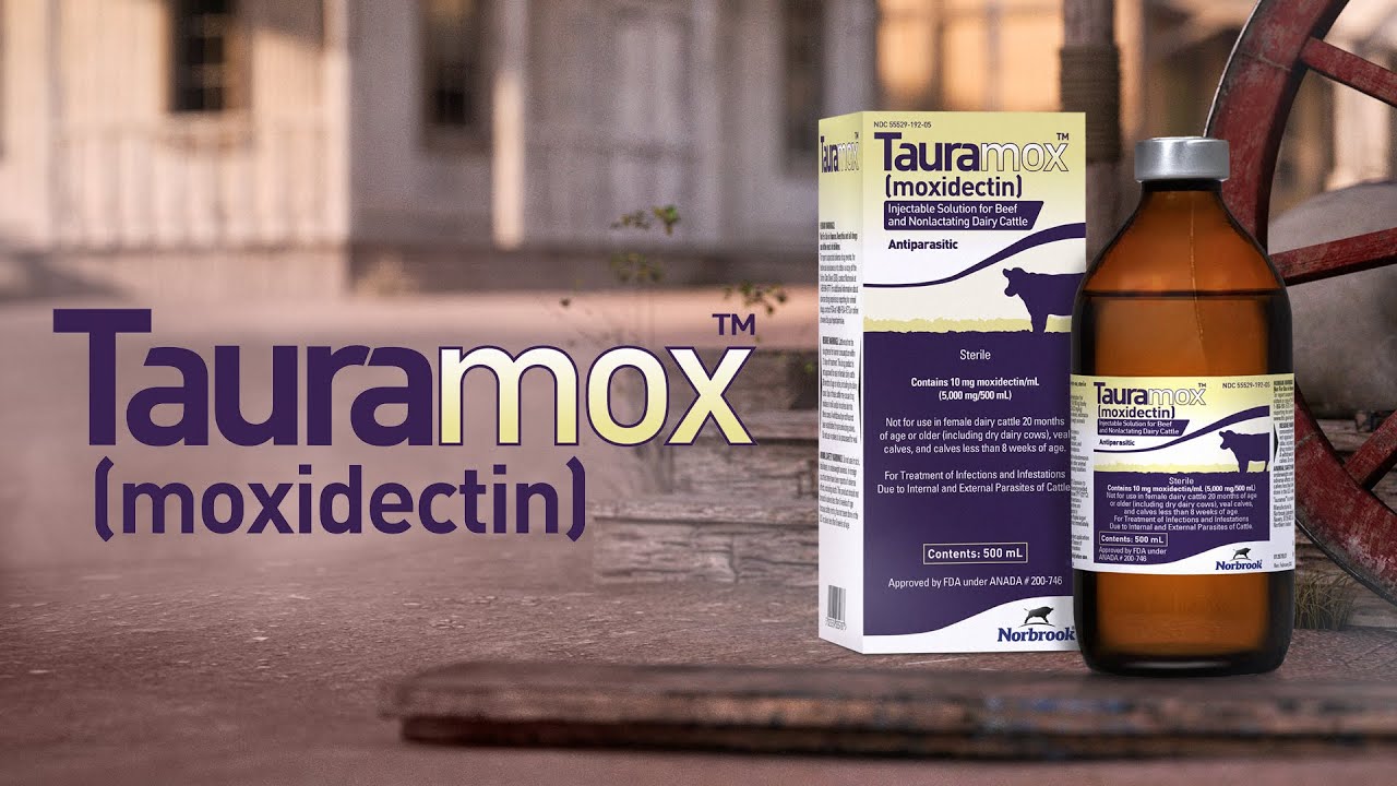 Tauramox™ (moxidectin) Injectable Solution from Norbrook® - YouTube