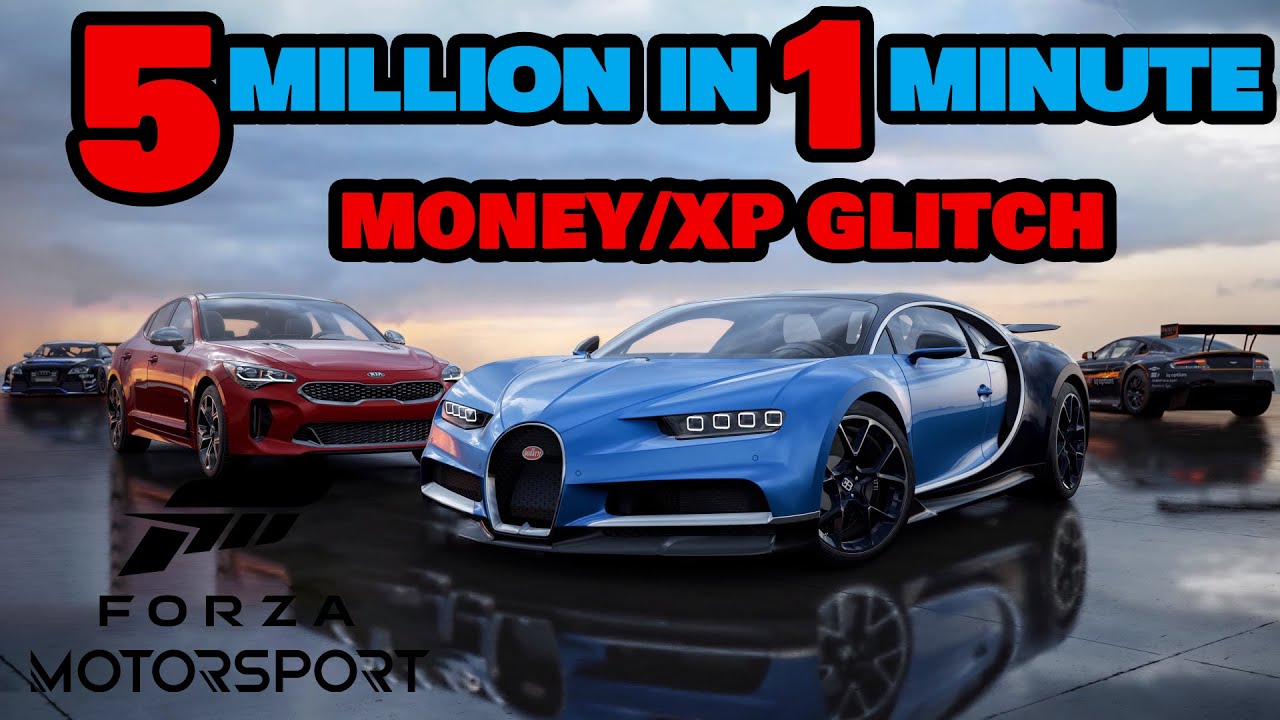 FORZA MOTORSPORT MONEY GLITCH 5 MILLION IN 1 MIN  forzamotorsport8  forzamotorsport