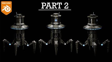 (PART 2 - 2) Amazing Hard surface modeling in blender 2.9 (timelapse) #blender3d #hardsurface