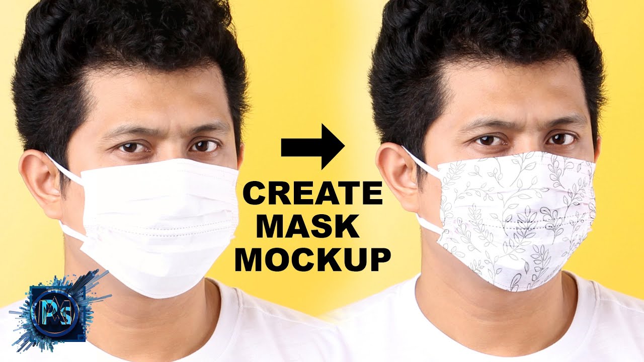 Download How to Make Face mask Mockup | Photoshop Mockup Tutorial ...