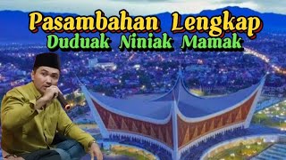Pasambahan Minang Lengkap//Duduak Niniak Mamak