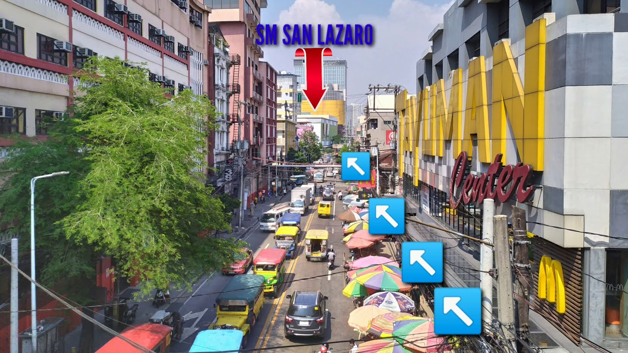 Paano pumuntang SM San Lazaro?/How to get to SM San Lazaro?