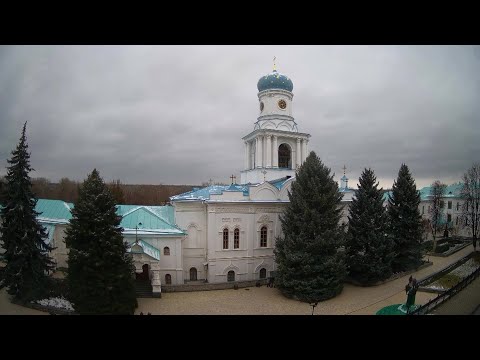 Божественная литургия 24 декабря 2021,  Свято-Успенская Святогорская лавра, Украина, г. Святогорск