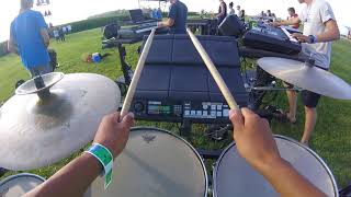 Cascades 2017 Set Free Auxiliary Percussion Finals Week Run Through