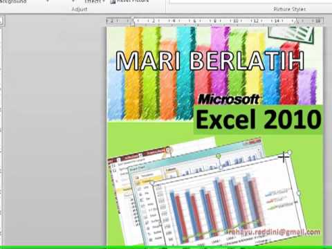 Membuat Cover Buku Menarik Menggunakan Microsoft Word 2010 Youtube Gambar