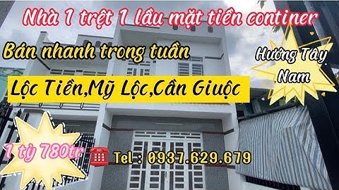 ♥️ Đã bán...Nhà 1trệt1 lầu mặt tiền đường continer giá rẻ bán gấp
