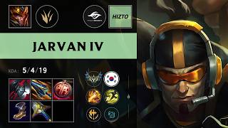 (TSW Hizto) Jarvan IV Jungle vs Lee Sin - KR Challenger Patch 26.16