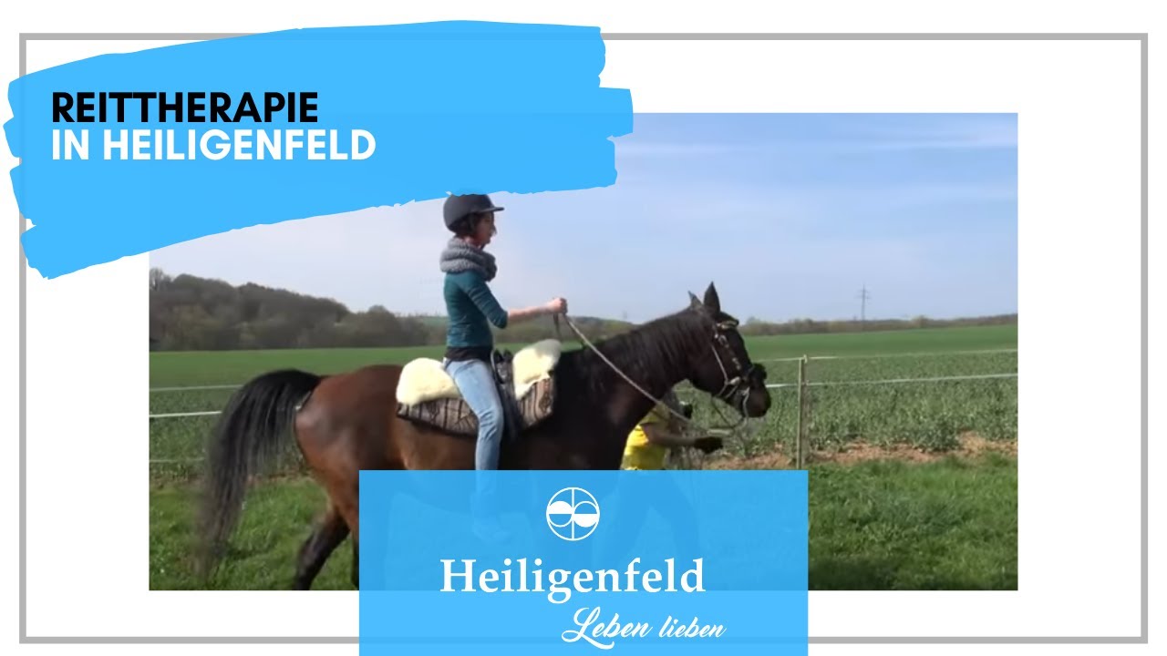 Reittherapie in Heiligenfeld - YouTube