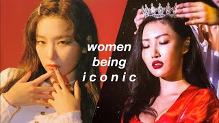 women in kpop being ICONIC