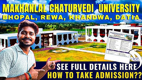 MCU Bhopal Admission 2025 Begins! | Exam & Interview | All You Need to Know about #mcubhopal