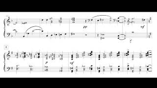 Dave Soldier - Jaleo for piano performed by Steve Beck with score